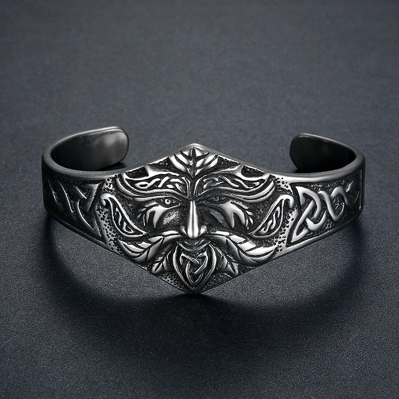 Nordic Viking Warrior Stainless Steel Bracelet