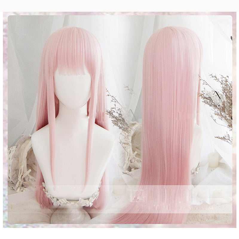 Solid Color Simple Cosplay Wig