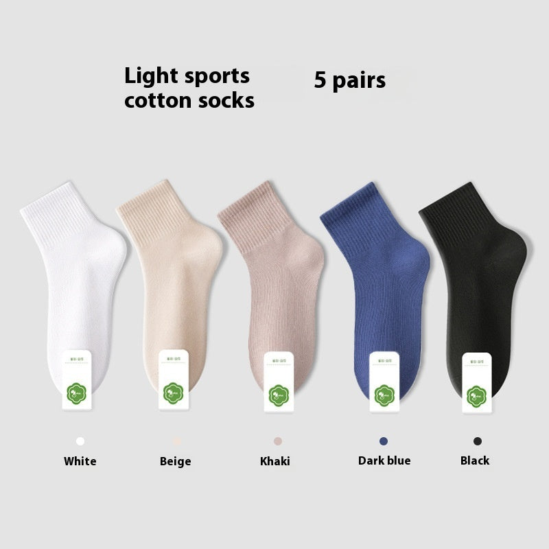 Antibacterial Breathable Cotton Socks