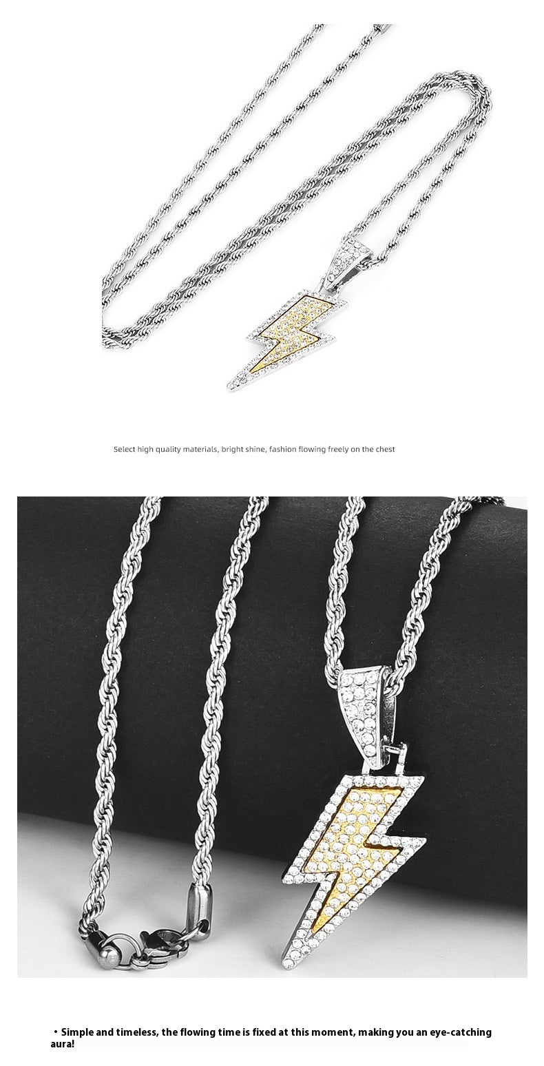 Double Layer Lightning Necklace