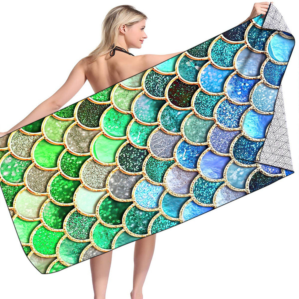 Mermaid Microfiber Towel