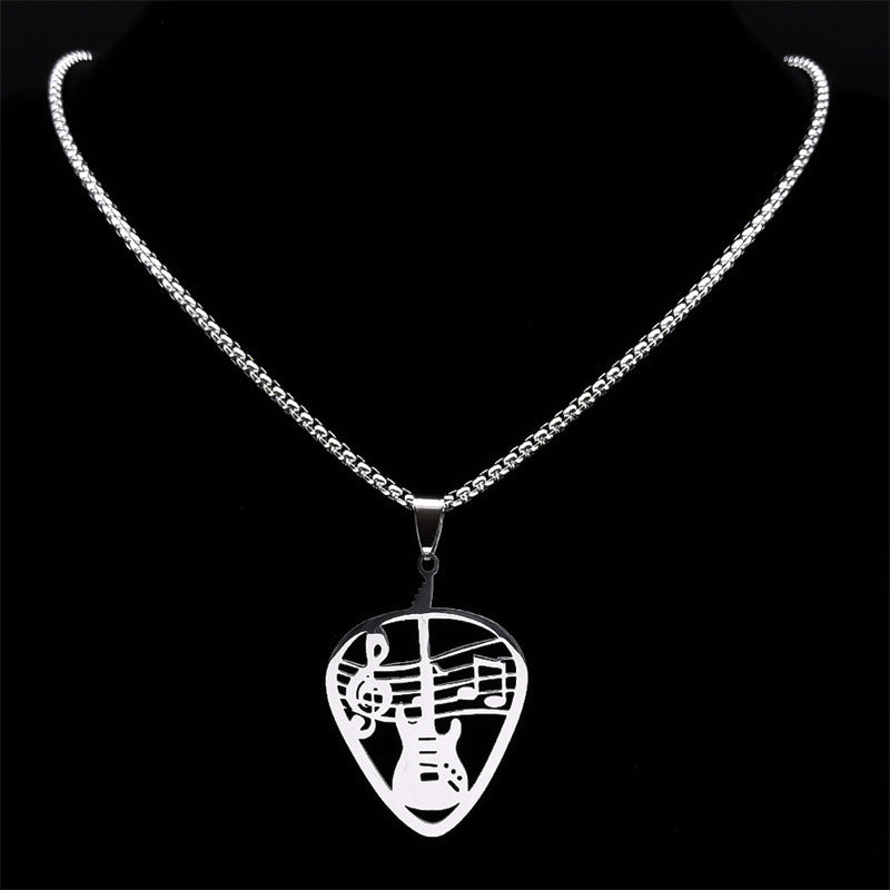 Guitar Pick Pendant Necklace