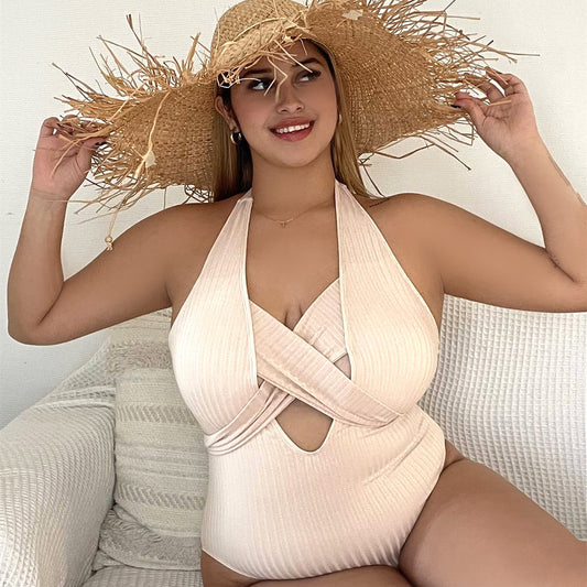 Fashion Plus Size One Piece Swimwear