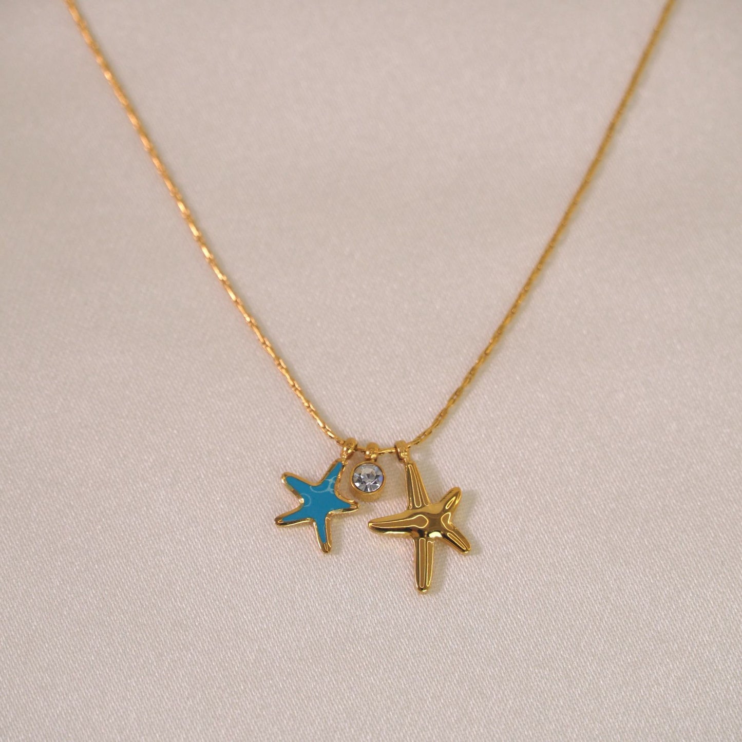 Casual Drip Starfish Necklace