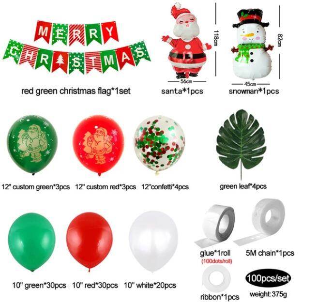 Christmas Decoration Balloon Set