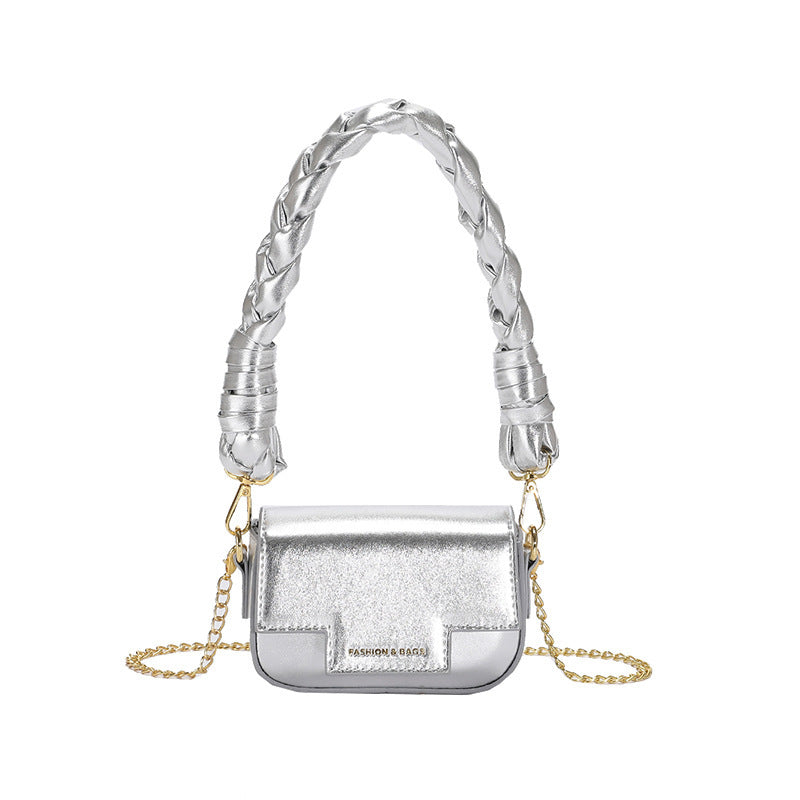 Versatile High-grade Chain Cross Body Small Square Bag