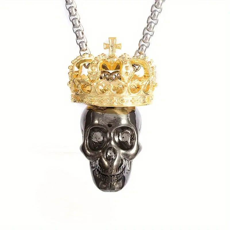 Skull & Crown Necklace.