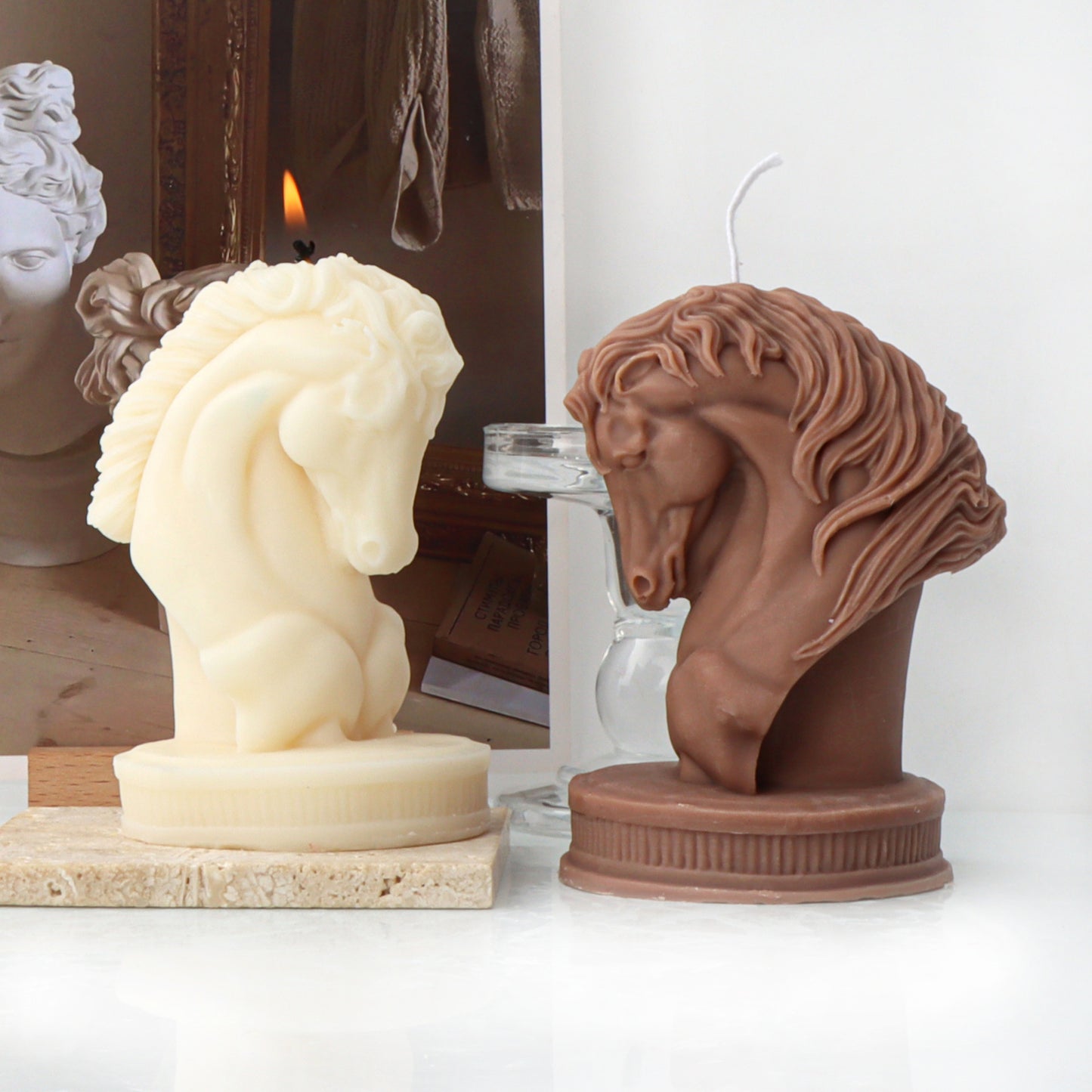 Horse Head Candle Mold