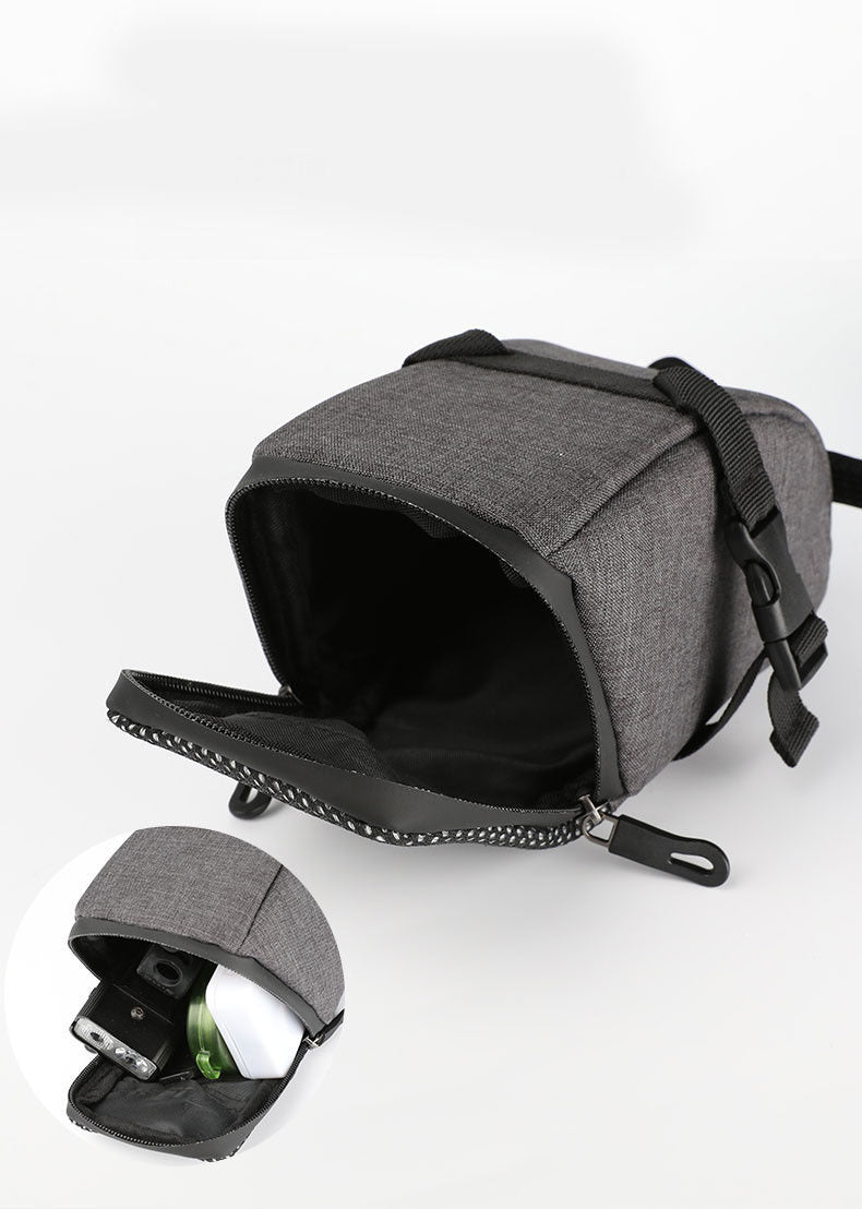 Bicycle Saddle Bag with warning Light