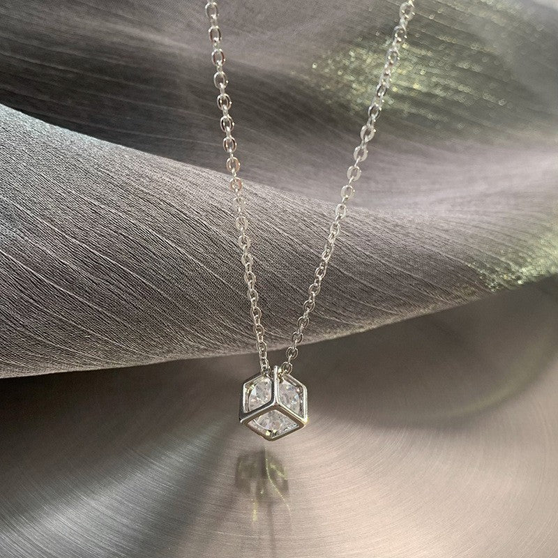 Gem Cube Necklace