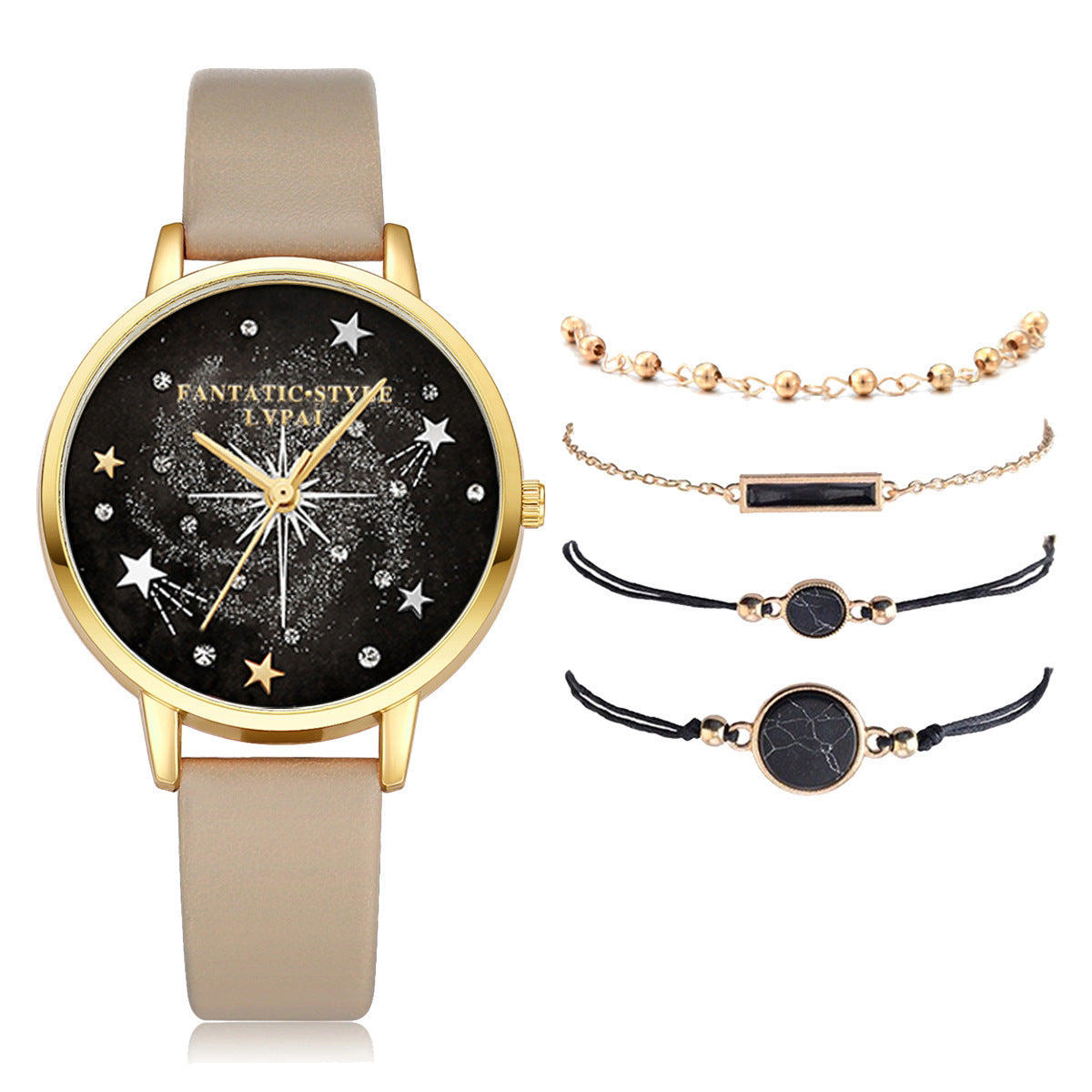 Starry Sky Watch Bracelet Combination Set