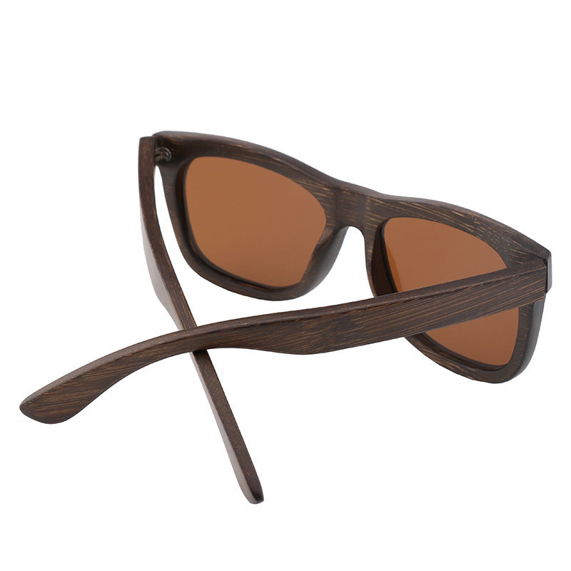 Retro wood style sunglasses