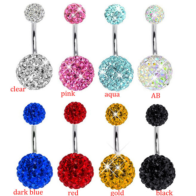 Belly Button Rhinestone Body Jewelry