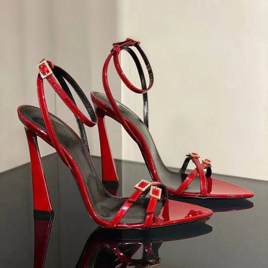 Thin Belt Classy High Heels