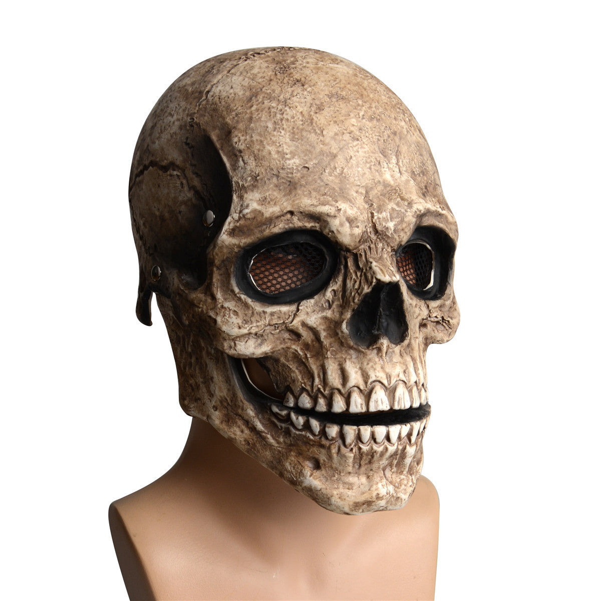 Full Head Skull Headgear With Movable Mouth