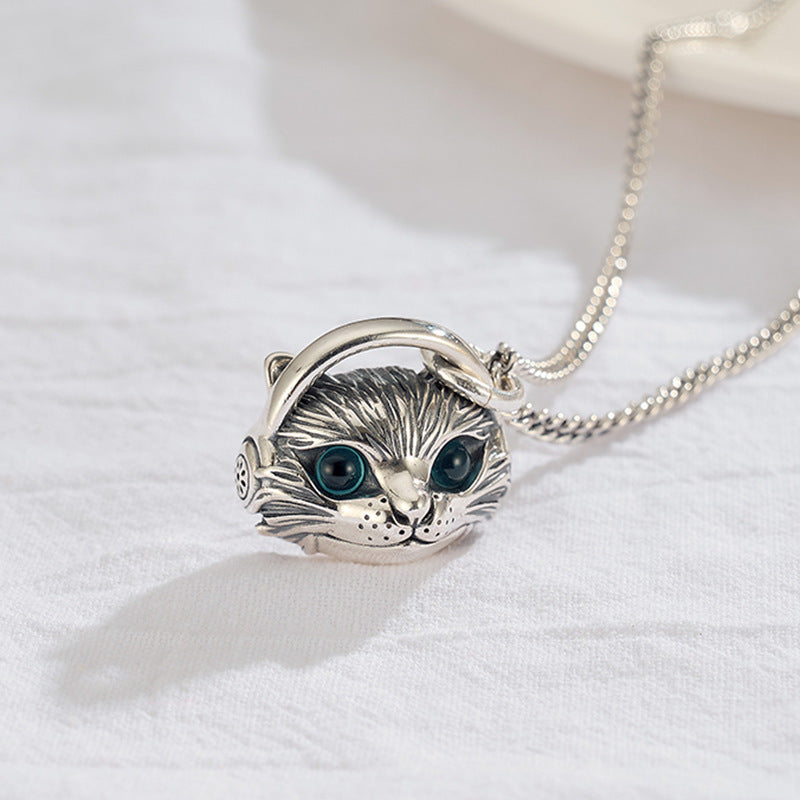 Cat Pendant Hipster Necklace