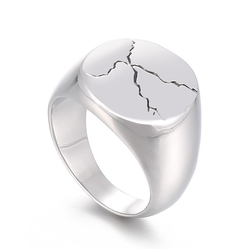 Men's Cracked Ring