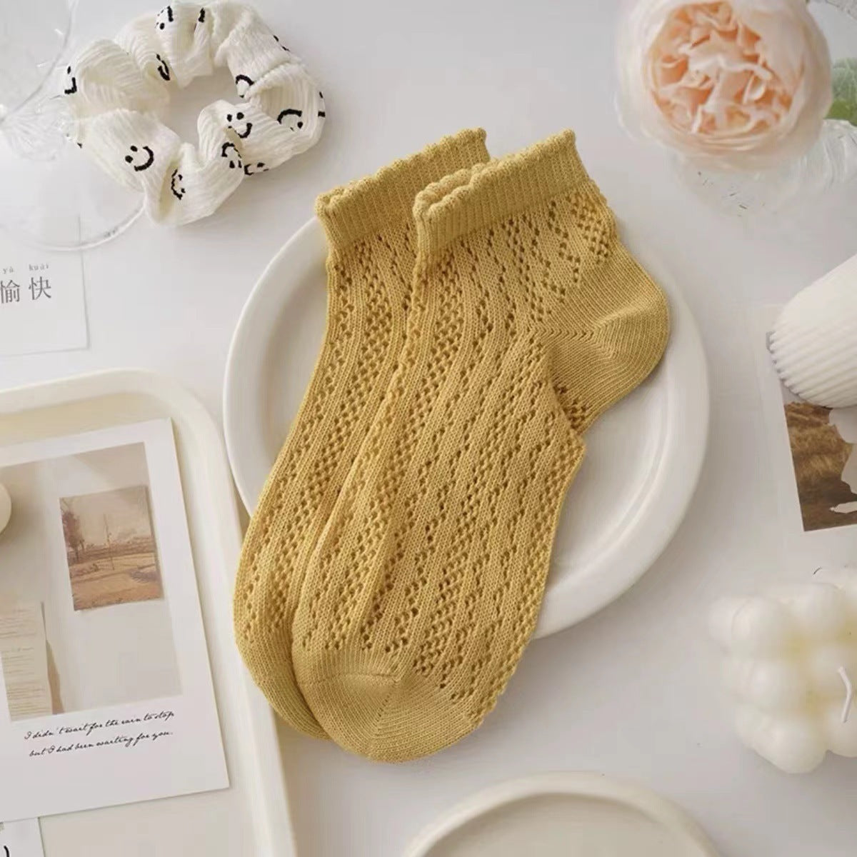 Hollow Mesh Breathable Socks