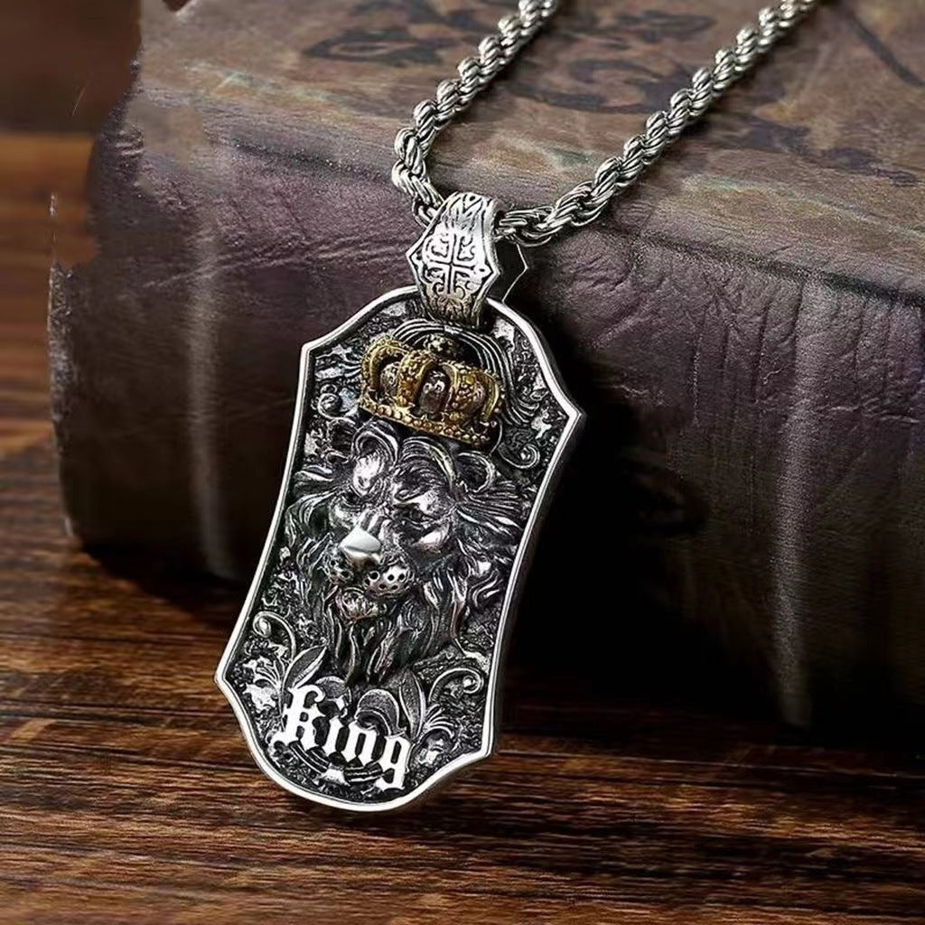 Lion King Three-dimensional Necklace