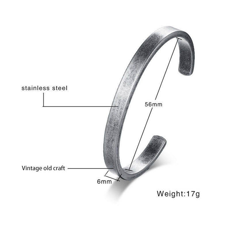 Titanium Steel Vintage Bracelet