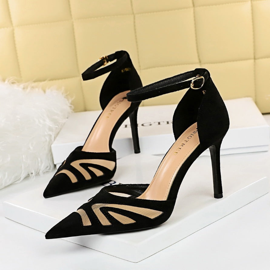 Low-cut Pointed Toe Nightclub Heels