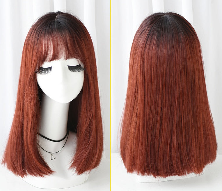 Fashion realistic hair long straight wig