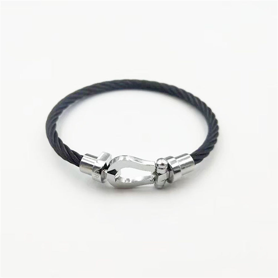 Magnetic Buckle Stainless Steel Wire Bracelet