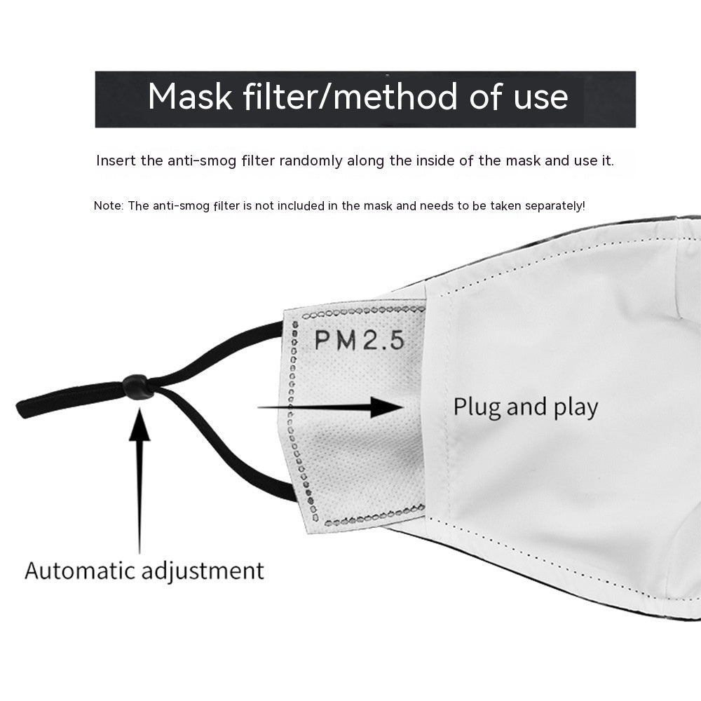 Halloween Double-layer Dust Mask