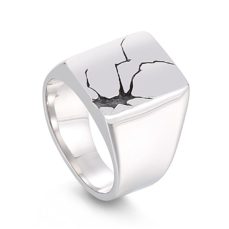 Men's Cracked Ring