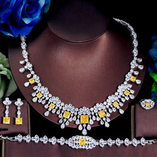 Zircon Necklace Set