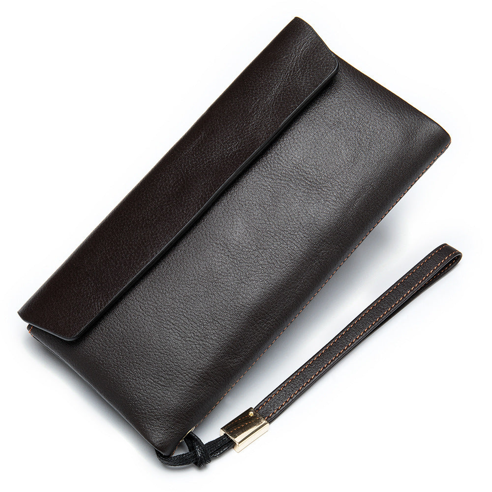 Retro Large Capacity Multiple Card Slots Genuine Leather Wallet