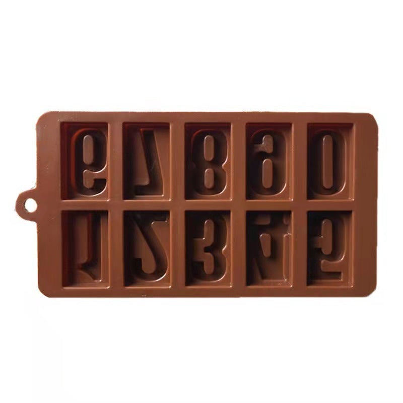 Numeral Chocolate Mold