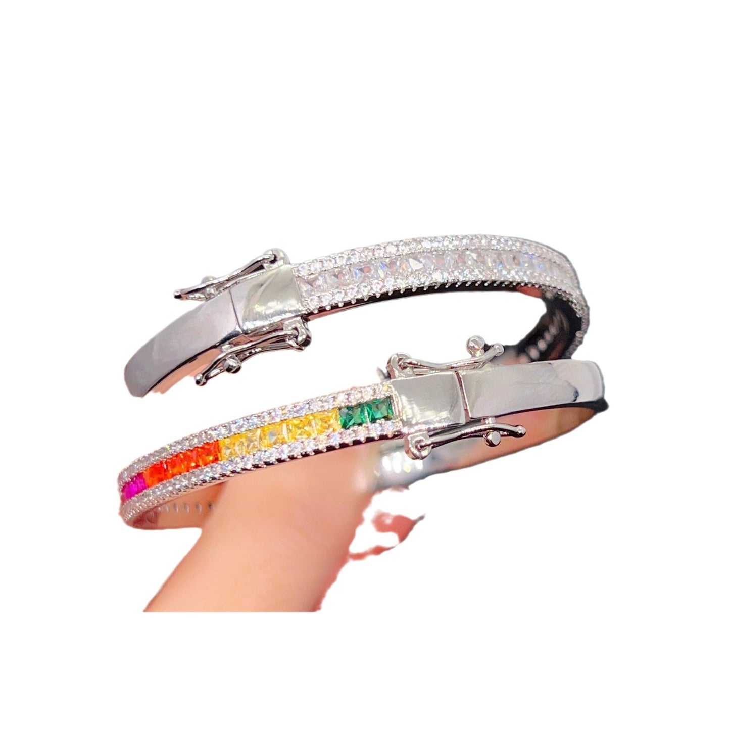 Heavy Industry Micro-inlaid Diamond Bracelet