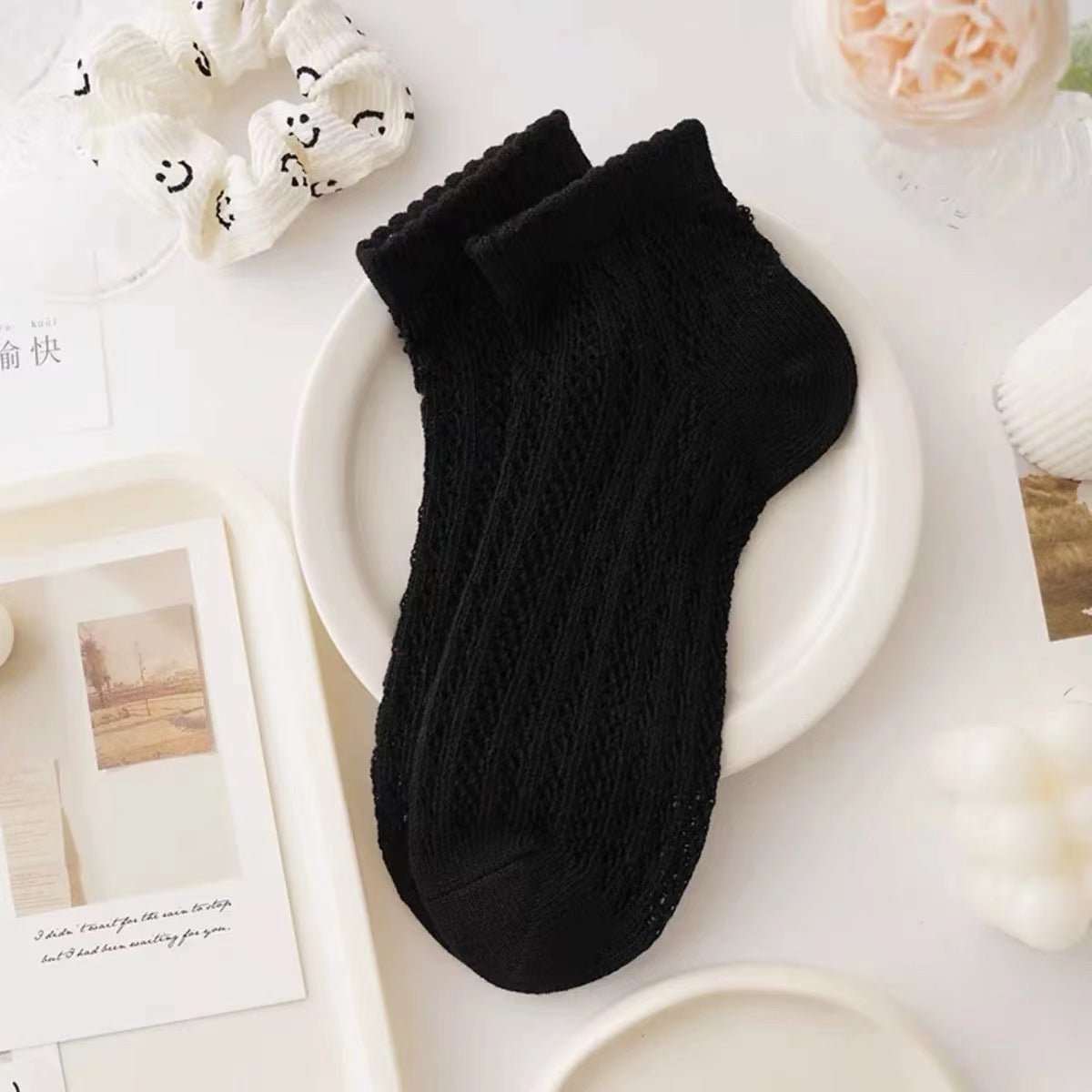 Hollow Mesh Breathable Socks