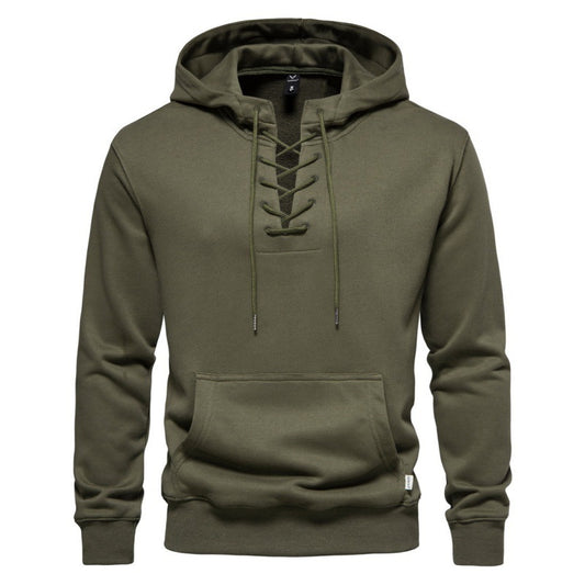 Men's Loose Fashion Lace Hoodie