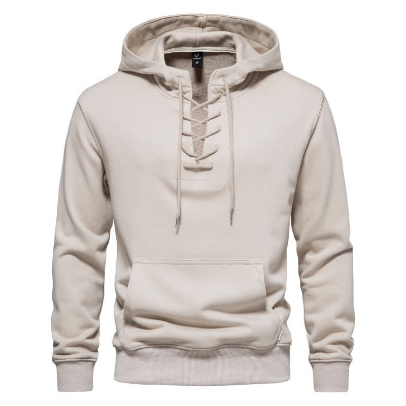 Men's Loose Fashion Lace Hoodie