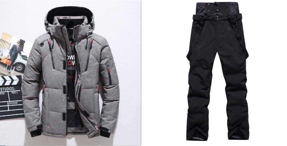 Warm Cotton-padded Jacket Ski Pants