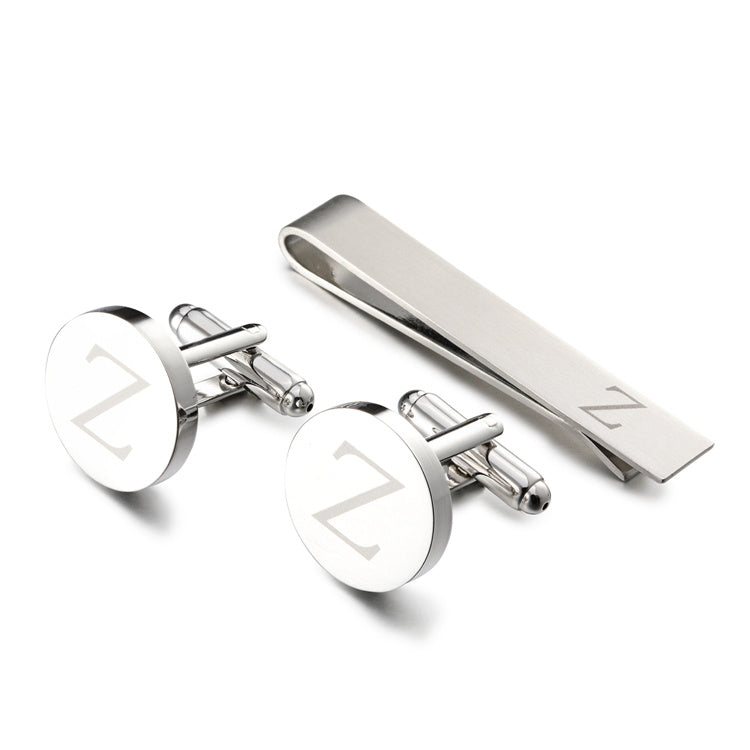 Men's French  Cufflinks & Suit Tie Clip