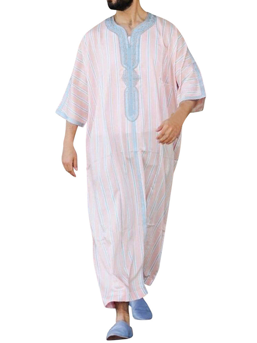 Short Sleeve Arab Style Robe