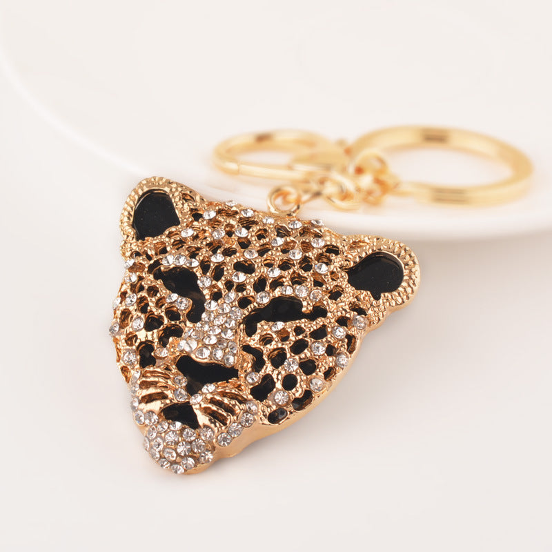 Leopard Head Keychain