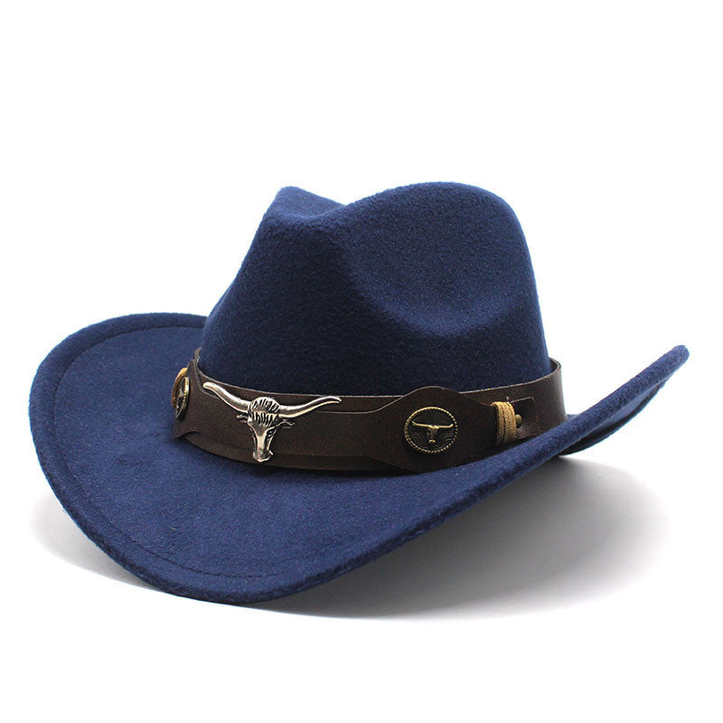 Western Denim Top Hat