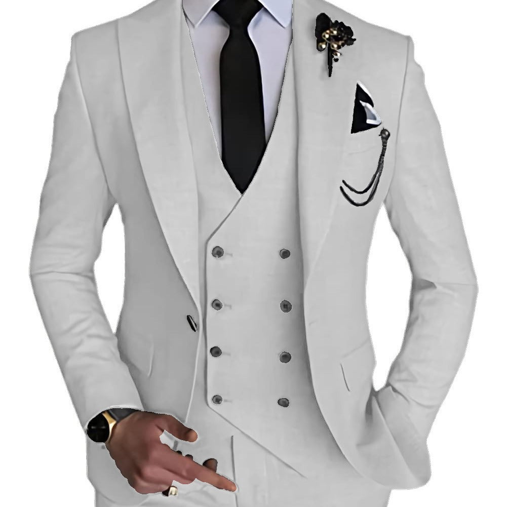 Business Casual Three-piece Suit