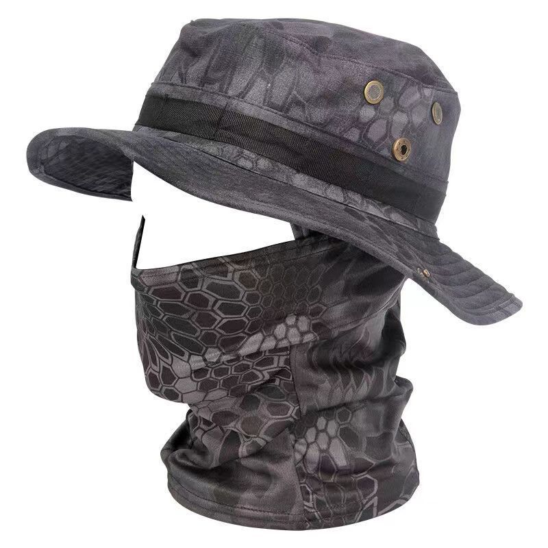 Sun-proof Bucket Hat with Mask