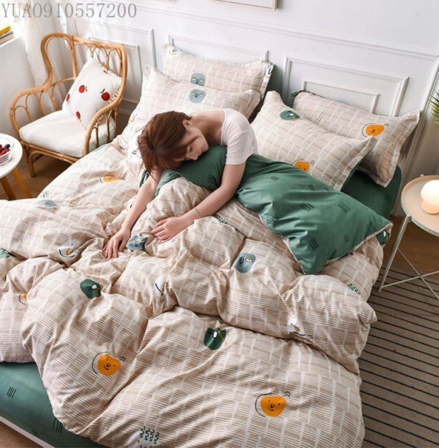 Four-piece Aloe Cotton Bed Set