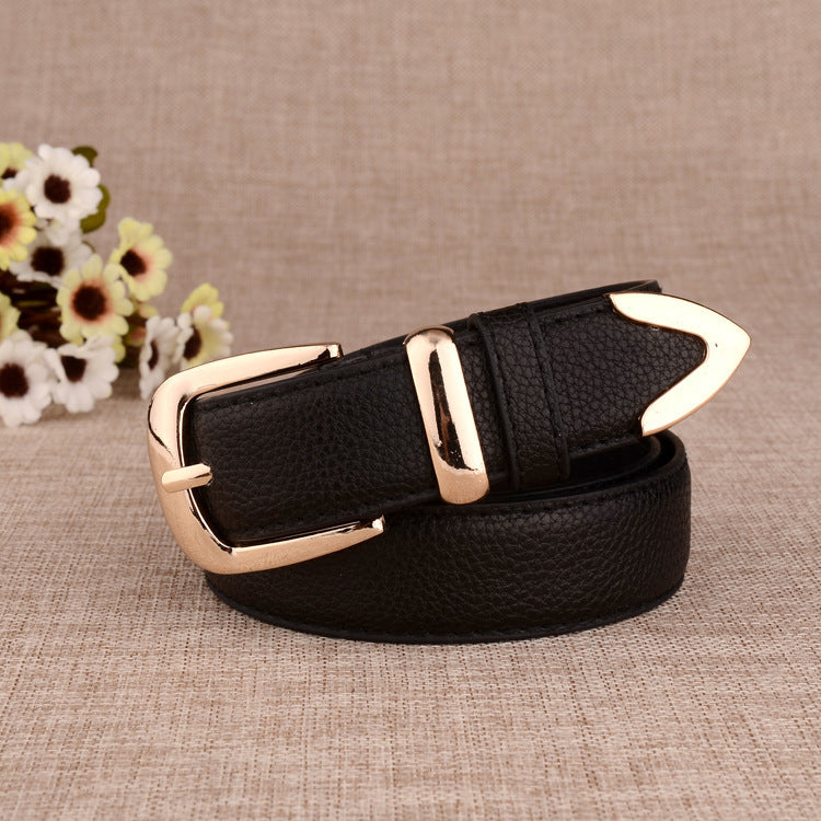 Casual Imitation Leather Belt