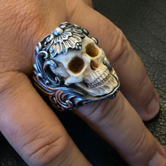 Stainless Steel Skull Ring