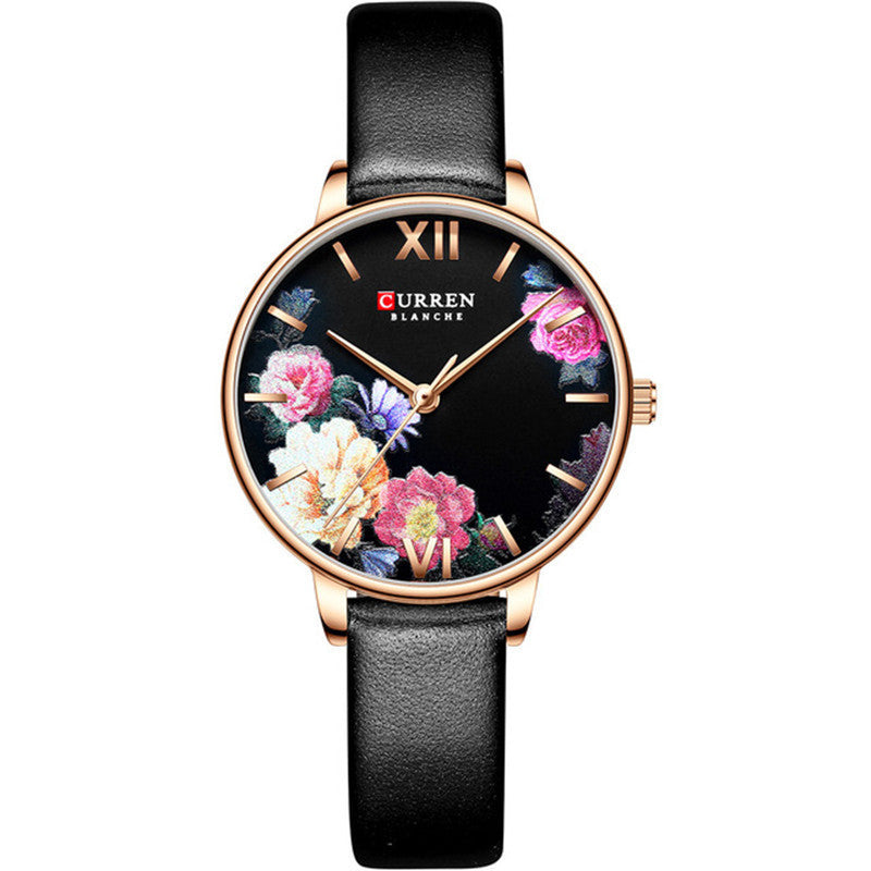 Elegant Floral Watch