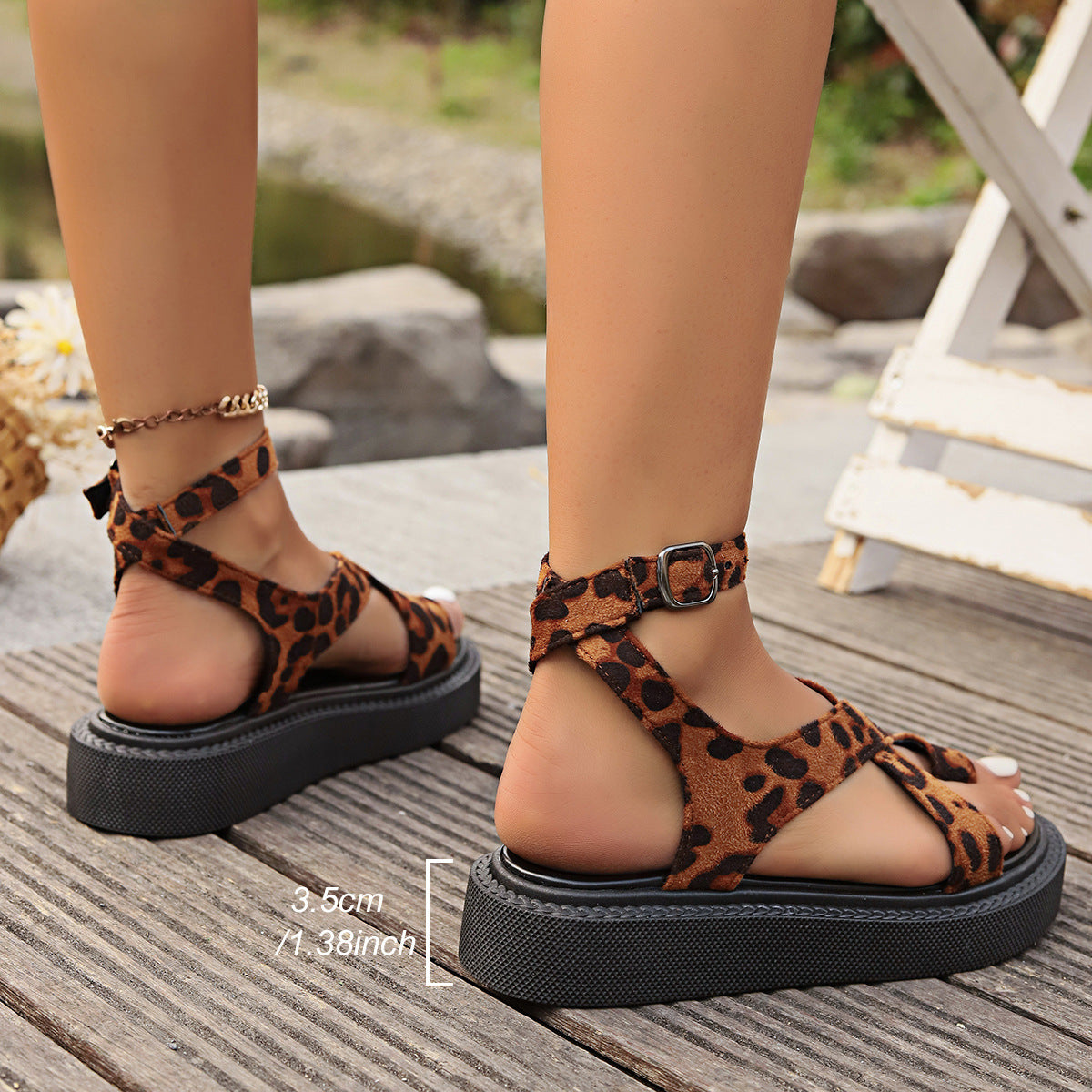 Women's Leopard Platform  Shoes