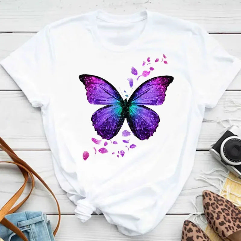 Butterfly Petal Printed T-shirt