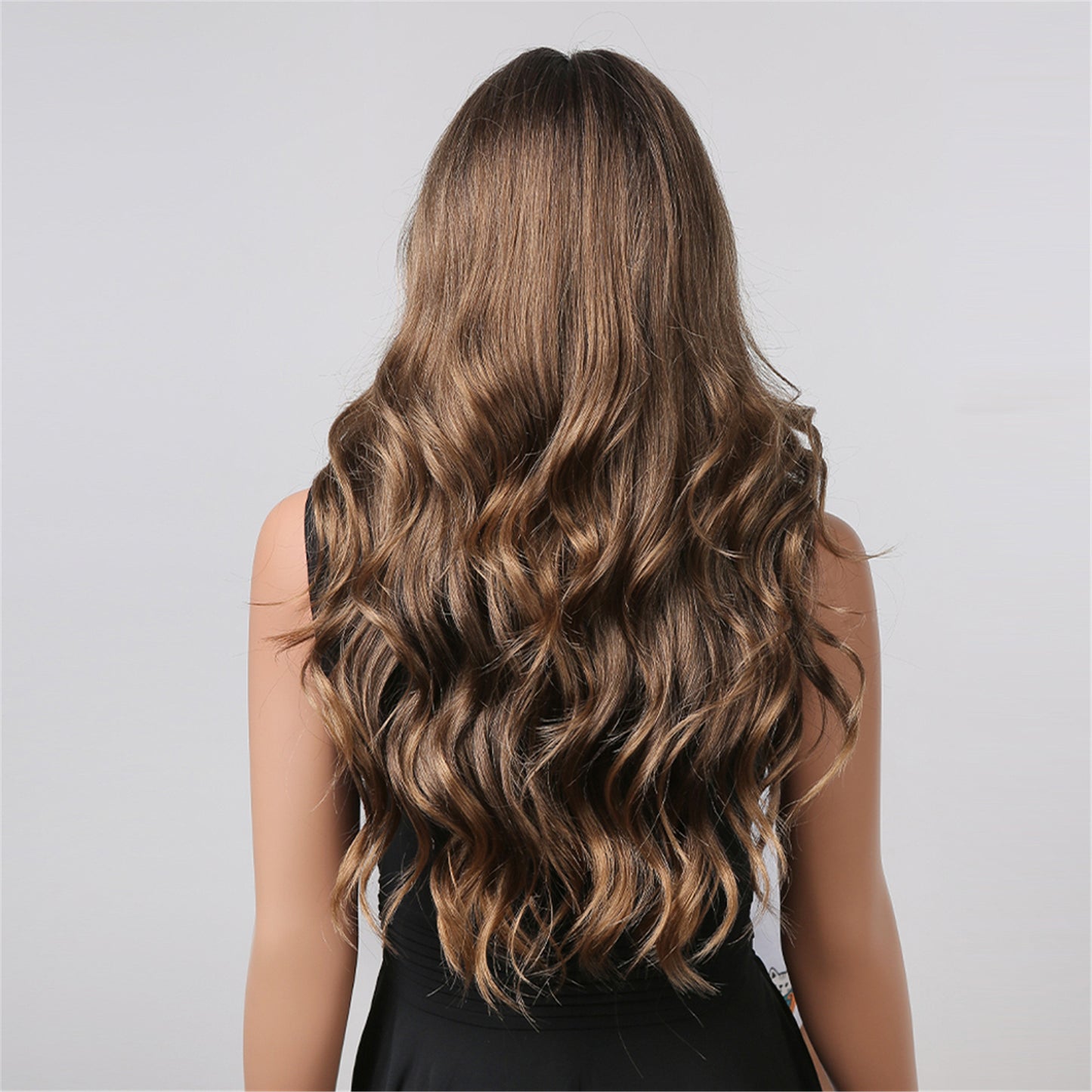 Brown Long Curly Hair Wig